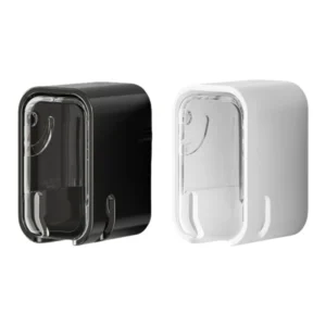 Electric Toothbrush Holder Dustproof Organizer Rack 2pcs Wall Mounted No Drill